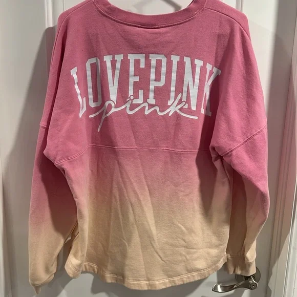 PINK Ombré Pink and Orange Sweatshirt - Picture 6 of 7